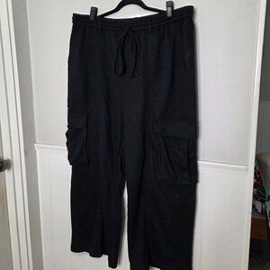 DRESSED IN LALA So Good Cargo Pants in Black